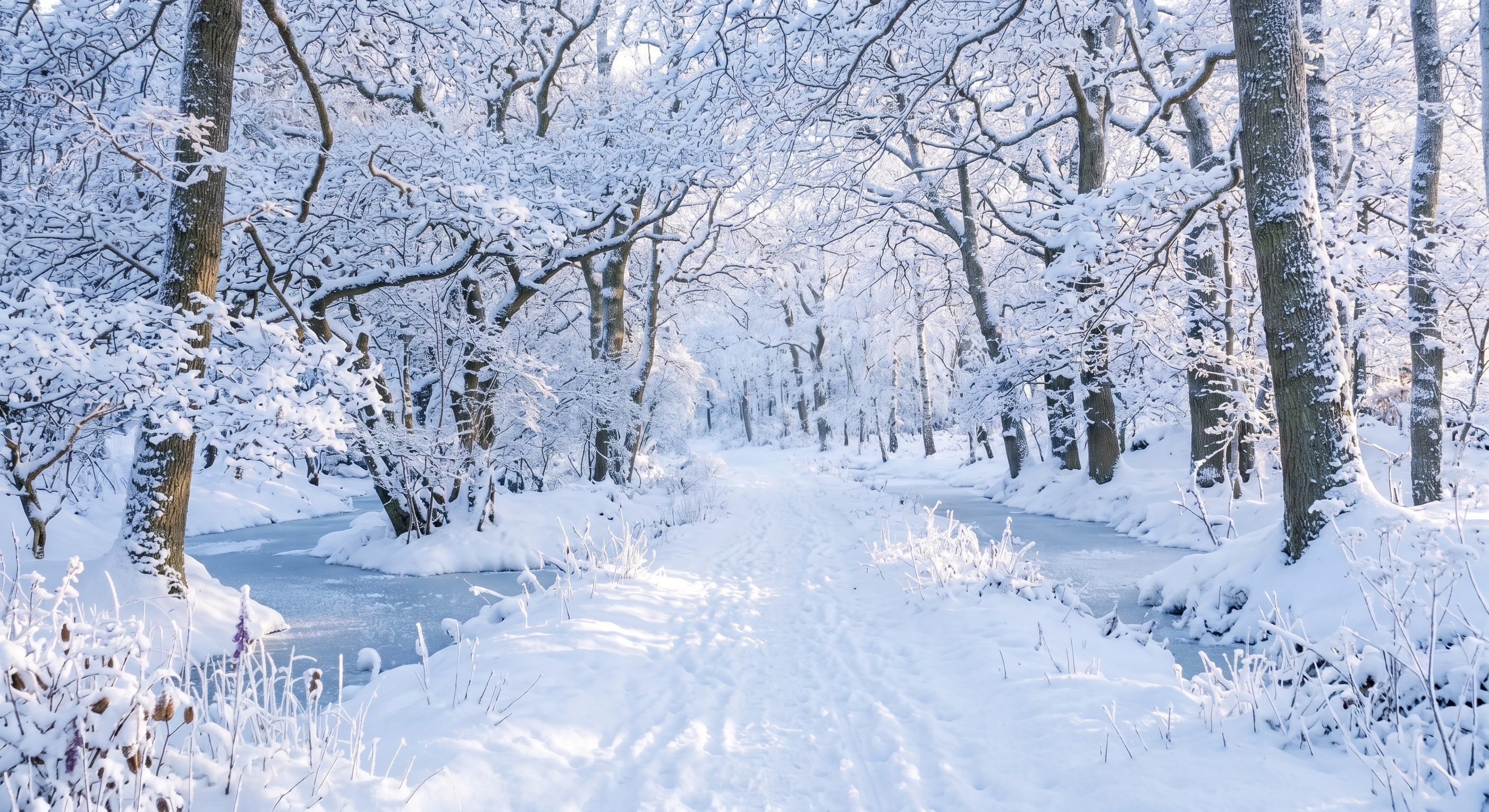 After: winter snow wonderland — GrokImage.ai