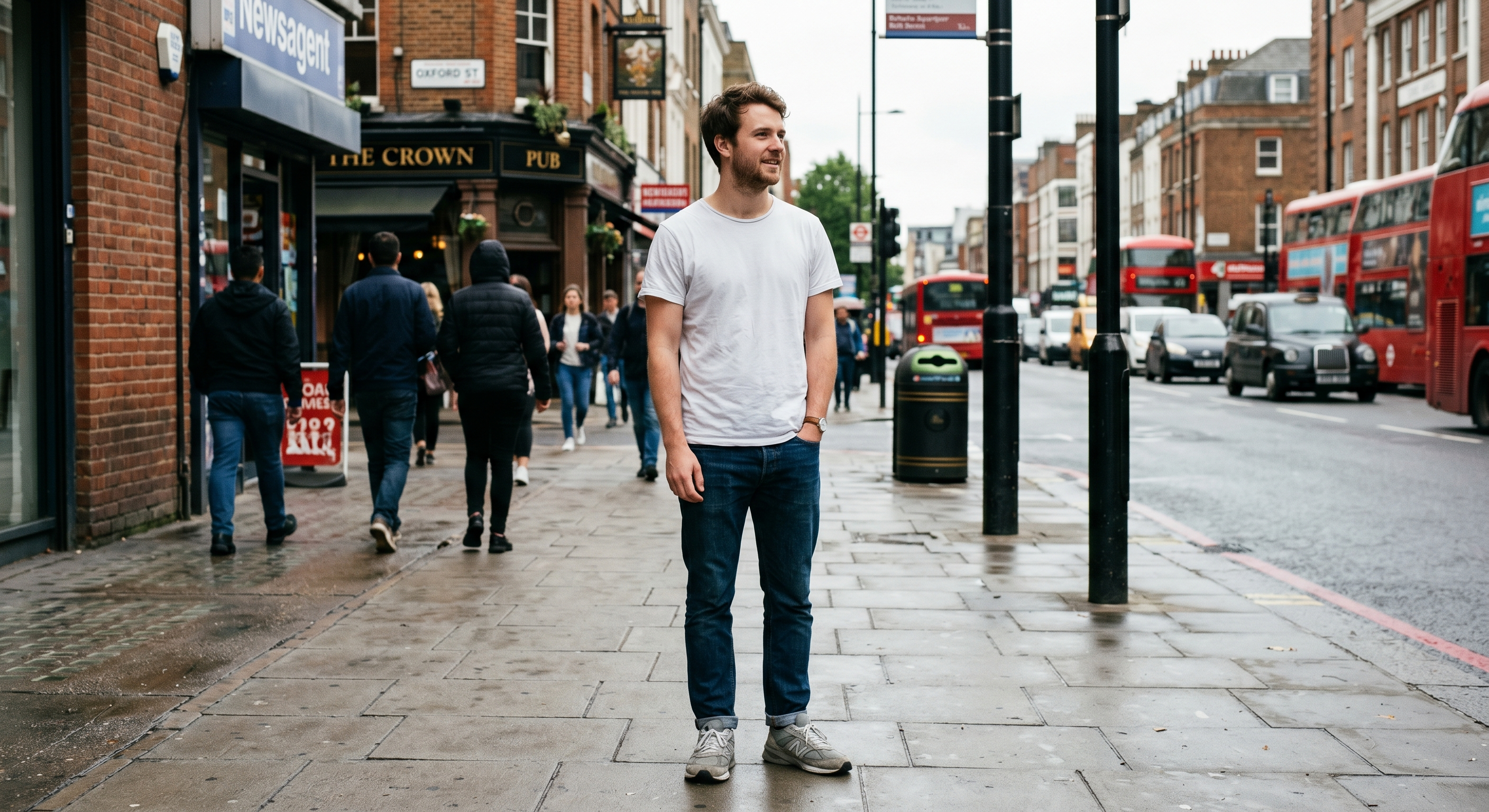 Before: casual street outfit — GrokImage.ai