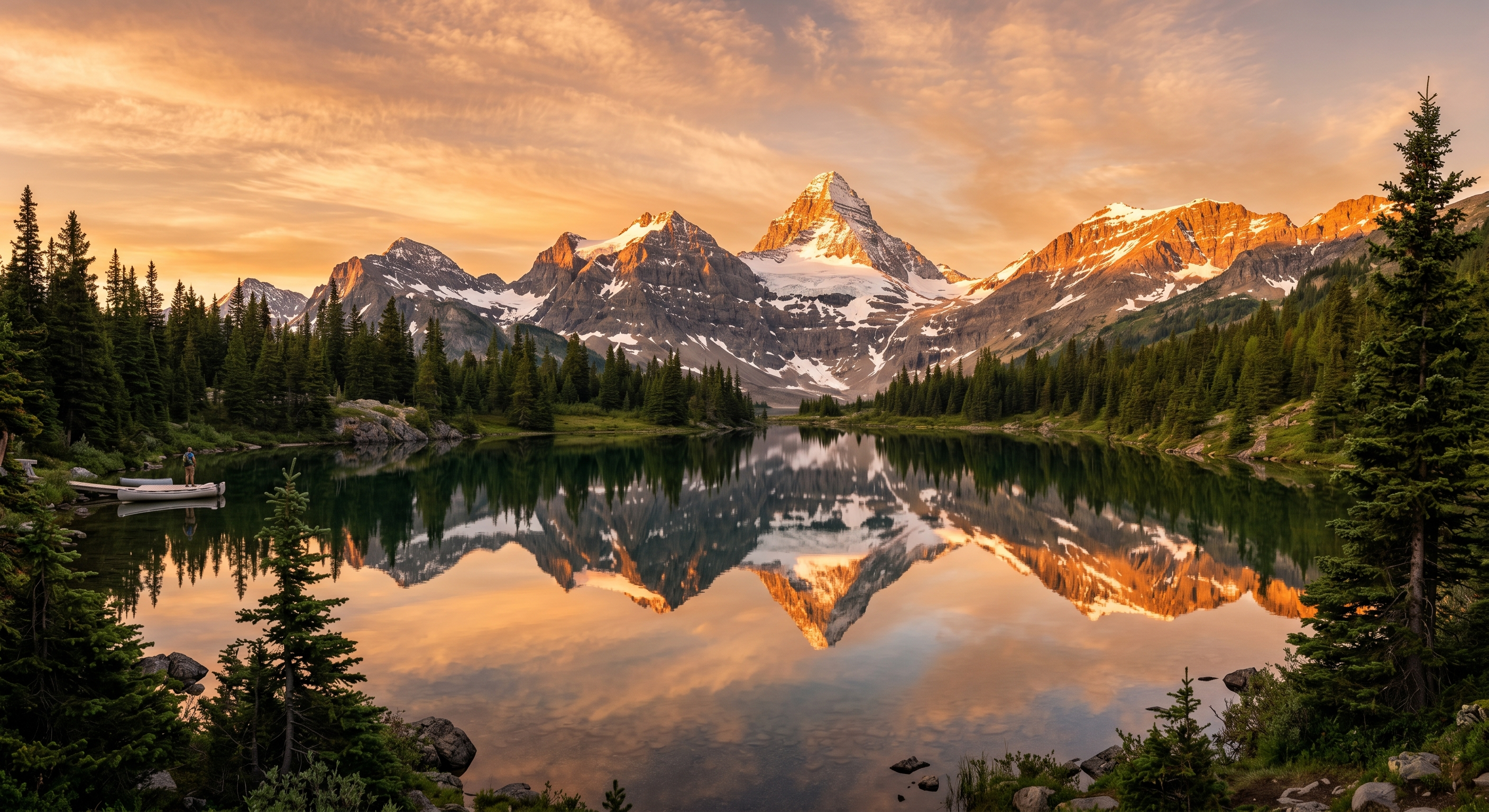 Before: realistic mountain lake — GrokImage.ai